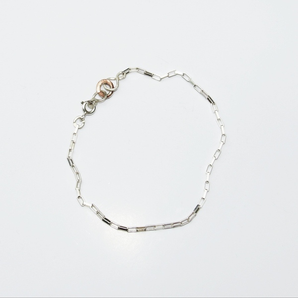 "Terre" bracelet - αλυσίδες, ασήμι 925, χαλκός, σταθερά, χεριού