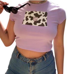 I'm a Cow Crop Top! - βαμβάκι, crop top