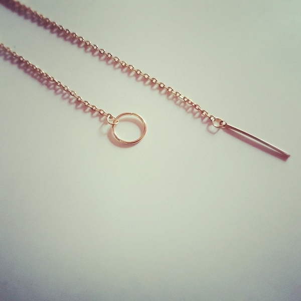 Simple gold necklace! - αλυσίδες, επιχρυσωμένα, ορείχαλκος, κοντά, φθηνά