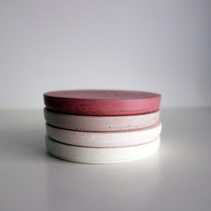 Σετ Σουβέρ " 4 colors " pink scale - σουβέρ, τσιμέντο, σετ δώρου, είδη σερβιρίσματος - 5
