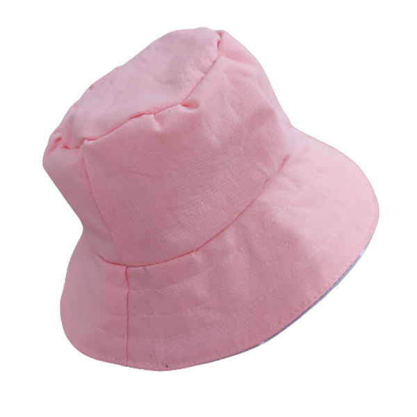 Καπέλο γκρι αστέρια, διπλής όψης, χειροποίητο, μέγεθος 1-2 ετών - κορίτσι, δώρο, απαραίτητα καλοκαιρινά αξεσουάρ, βρεφικά, καπέλα - 2