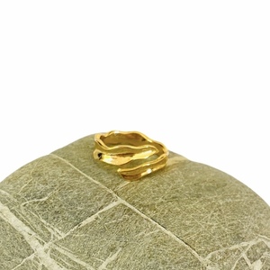 Δαχτυλίδι ασήμι 925- chevalier leave - chevalier, αυξομειούμενα, επιχρυσωμένα, ασήμι 925, ασήμι
