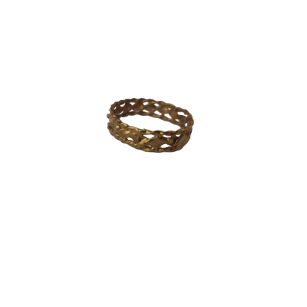 Μπρούτζινο δαχτυλίδι επιχρυσωμένο 24Κ - επιχρυσωμένα, μπρούντζος, σταθερά