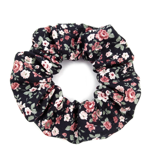 Scrunchie BlackRomance βαμβακερό - ύφασμα, βαμβάκι, λαστιχάκια μαλλιών