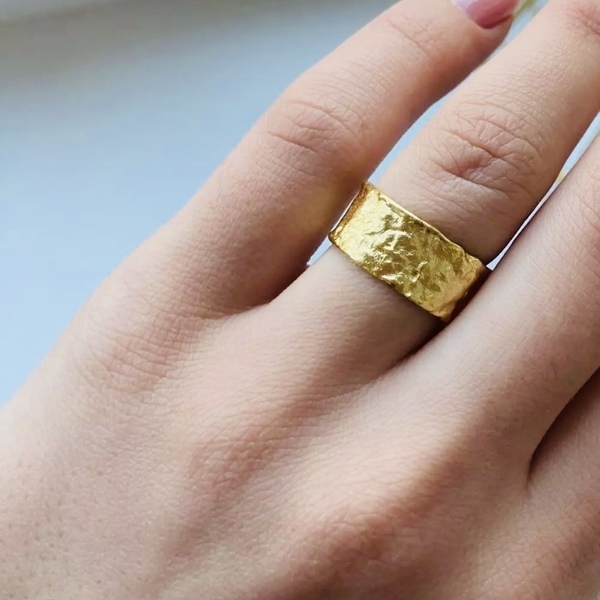 Ιδιατερο δαχτυλίδι 925 χρυσό! - ασήμι 925, boho, αυξομειούμενα, φθηνά
