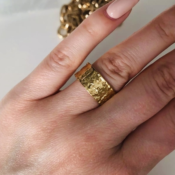 Ιδιατερο δαχτυλίδι 925 χρυσό! - ασήμι 925, boho, αυξομειούμενα, φθηνά - 2