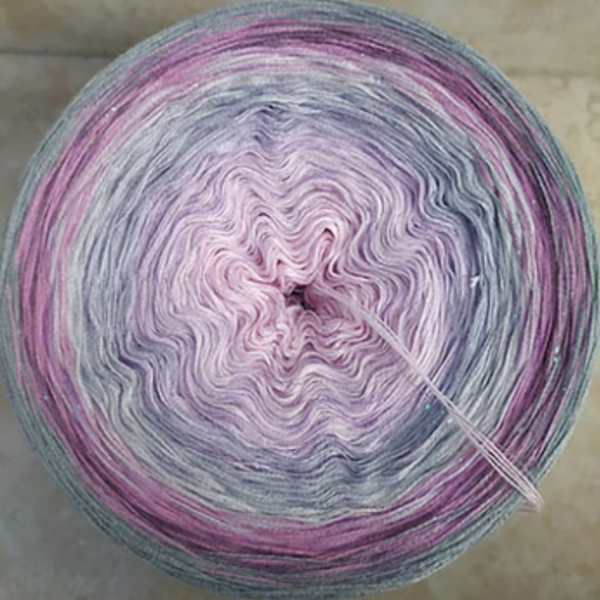 Σάλι Γλυκιά Απόλαυση πλεχτό με χειροποίητο νήμα - μήκος 60 εκ - πλεκτό, crochet, χειροποίητα - 3