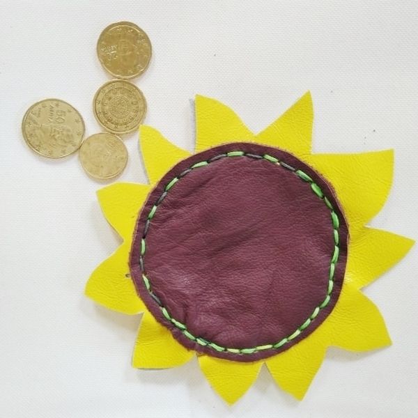 δερμάτινο πορτοφόλι ήλιος - δέρμα, πορτοφόλια κερμάτων