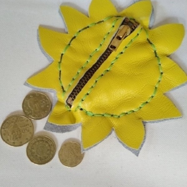δερμάτινο πορτοφόλι ήλιος - δέρμα, πορτοφόλια κερμάτων - 2