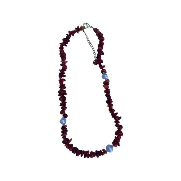 corralia necklace - charms, χάντρες, boho