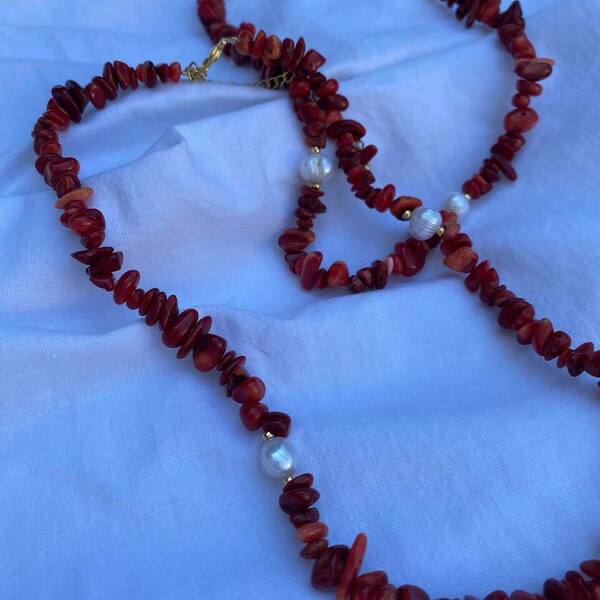 corralia necklace - charms, χάντρες, boho - 2