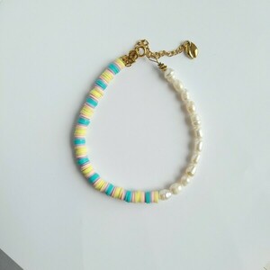 Malibu Anklet - μαργαριτάρι, πέρλες, ποδιού, αυξομειούμενα