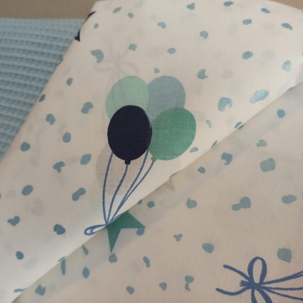 Κουβερτάκι αγκαλιάς πικέ, 2 σχέδια ,κορίτσι & αγόρι - δώρα για μωρά, κουβέρτες - 3