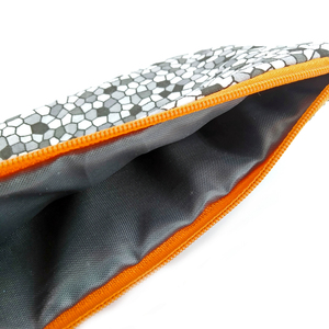 Pouch-κασετίνα Kypseli bw 10x22 cm - ύφασμα, κασετίνες, αδιάβροχο, καλλυντικών, ταξιδίου - 3