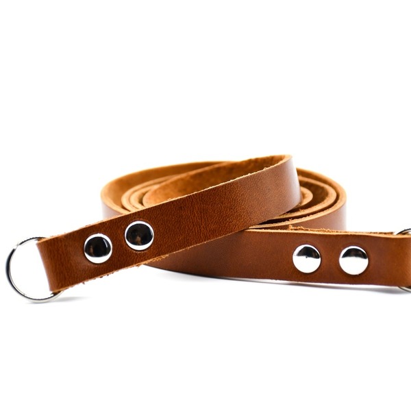Brown Leather neck Strap 1,5cm