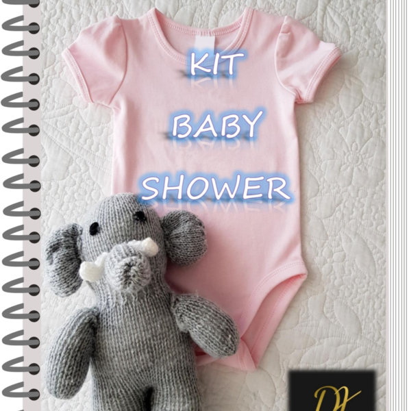 E-book Κιτ Baby Shower σε μορφή PDF μεγέθους Α4 - 15 σελίδες - πάρτυ, baby shower, είδη για πάρτυ