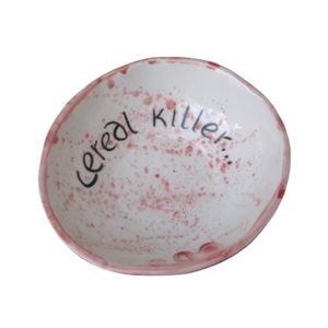 Κεραμικό μπωλ cereal killer - μπολ, πηλός, κεραμικό, είδη σερβιρίσματος