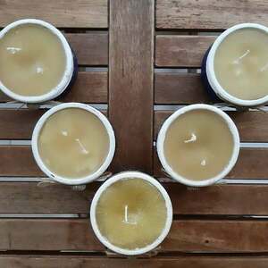 Χειροποίητο αρωματικό κερί CITRO σε βαζάκι. - αρωματικά κεριά, αχινός, κεριά - 5