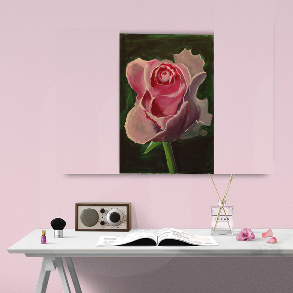 Πίνακας σε καμβά ''Rosa Mistica'' - πίνακες & κάδρα - 3
