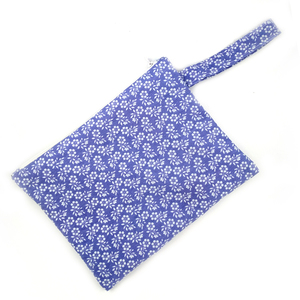 Pouch Purple Flow medium 27.5x22cm - ύφασμα, καλλυντικών, ταξιδίου, μικρές, φθηνές