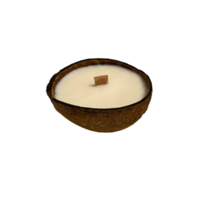 Coconut bowl - χειροποίητα, αρωματικά κεριά, κερί σόγιας - 3
