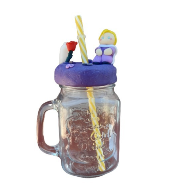 ποτήρι με καλαμάκι 3D Ο μικρος πρίγκιπας - δώρο, πηλός, κούπες & φλυτζάνια, για παιδιά