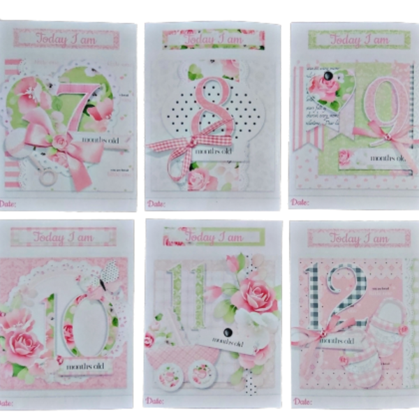 Αναμνηστικές κάρτες μωρού - κορίτσι, αναμνηστικά, κάρτες, δώρο γέννησης - 3