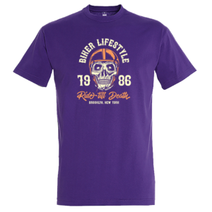 Ανδρικό t-shirt "Biker Lifestyle" - βαμβάκι, ανδρικά - 3