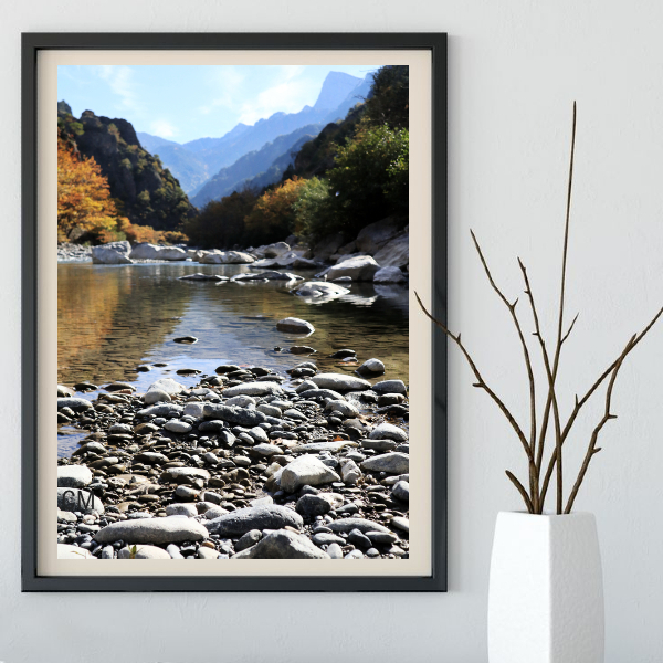 Φωτογραφία "Middle of the river" διαστάσεις 25Χ40cm matt φινίρισμα - πίνακες & κάδρα, αφίσες, καλλιτεχνική φωτογραφία - 3