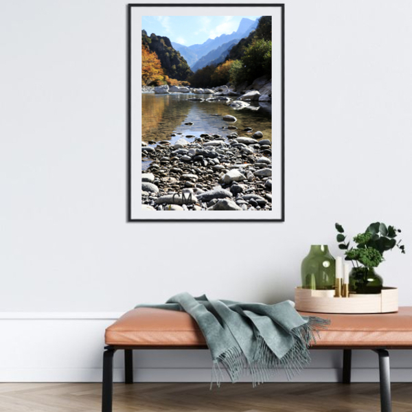 Φωτογραφία "Middle of the river" διαστάσεις 25Χ40cm matt φινίρισμα - πίνακες & κάδρα, αφίσες, καλλιτεχνική φωτογραφία - 5