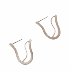 hoops earrings silver 925 - ασήμι, καρφωτά