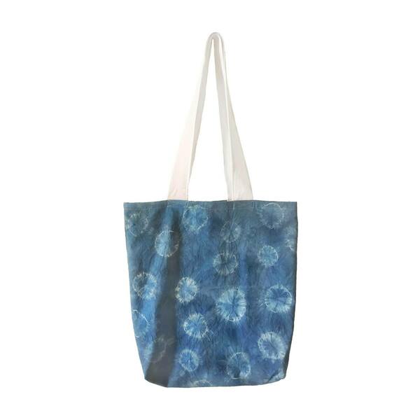 XL Shibori tote bag - ύφασμα, ώμου, μεγάλες, tote, πάνινες τσάντες