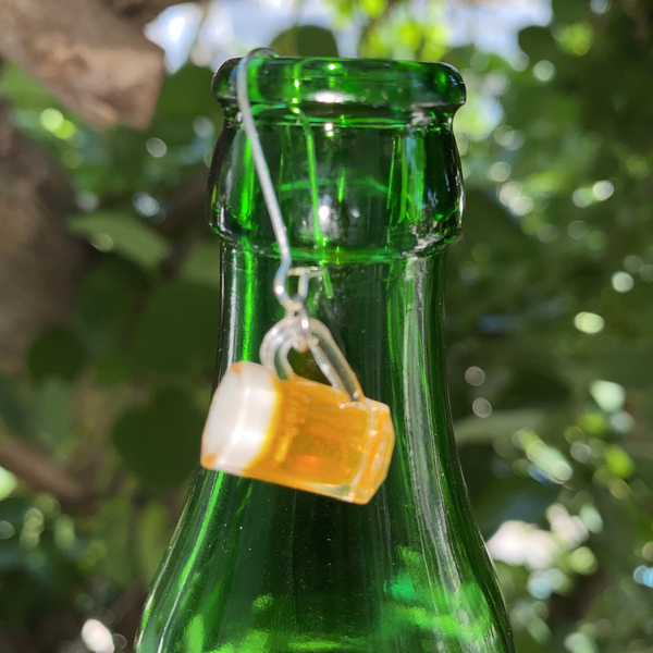 Μονό σκουλαρίκι ποτήρι με μπύρα - ιδιαίτερο, κρεμαστά - 3