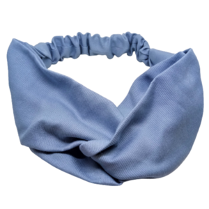 Κορδέλα Turban Style γαλάζια - κορδέλες μαλλιών, για τα μαλλιά, δώρα για γυναίκες, turban
