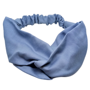 Κορδέλα Turban Style γαλάζια - για τα μαλλιά, δώρα για γυναίκες, κορδέλες μαλλιών