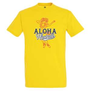 Ανδρικό t-shirt "Aloha" - βαμβάκι, ανδρικά