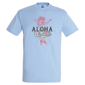 Ανδρικό t-shirt "Aloha" - βαμβάκι, ανδρικά - 2