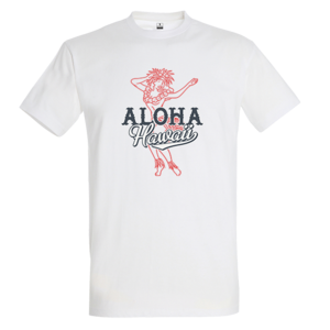 Ανδρικό t-shirt "Aloha" - βαμβάκι, ανδρικά - 3