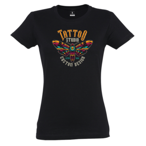 Γυναικείο t-shirt "Tattoo Studio" - βαμβάκι, γυναικεία - 3