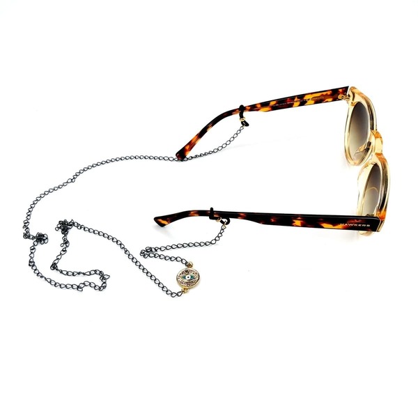 Αλυσίδα γυαλιών με χρυσό ματάκι - αλυσίδες, μάτι, αλυσίδα γυαλιών - 4
