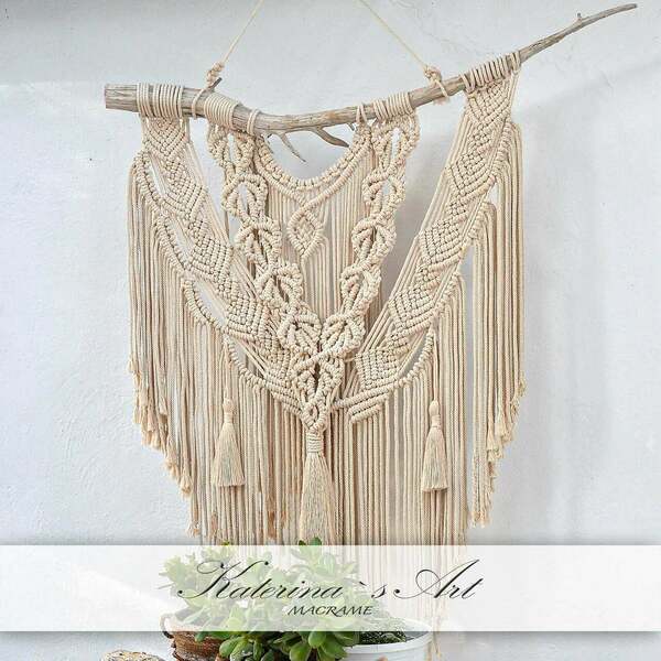 Macrame wall decor - μακραμέ - 2