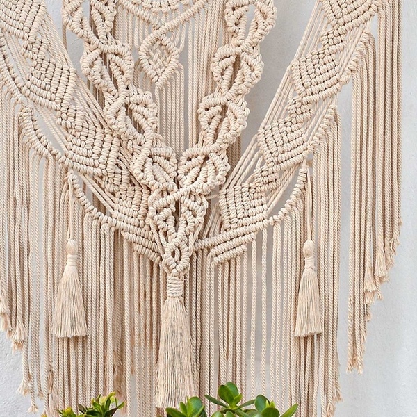 Macrame wall decor - μακραμέ - 4