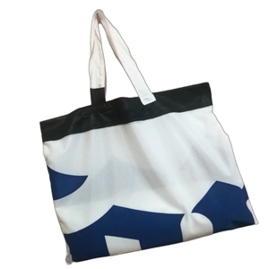XL ZERO WASTE 40Χ50 τσάντα από σημαία παραλίας, shopping bag, tote, Ανακυκλωμενη. - ύφασμα, ώμου, θαλάσσης - 3