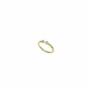 Δαχτυλίδι από ασήμι 925 επίχρυσο - επιχρυσωμένα, ασήμι 925, βεράκια, σταθερά, φθηνά - 2