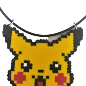 Pikachu Necklace Pixel Art - χάντρες, κοντά, φθηνά