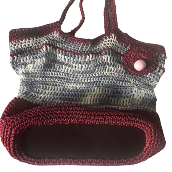 Πλεκτή "Boho" τσάντα - all day, χειρός, πλεκτές τσάντες, μικρές, φθηνές