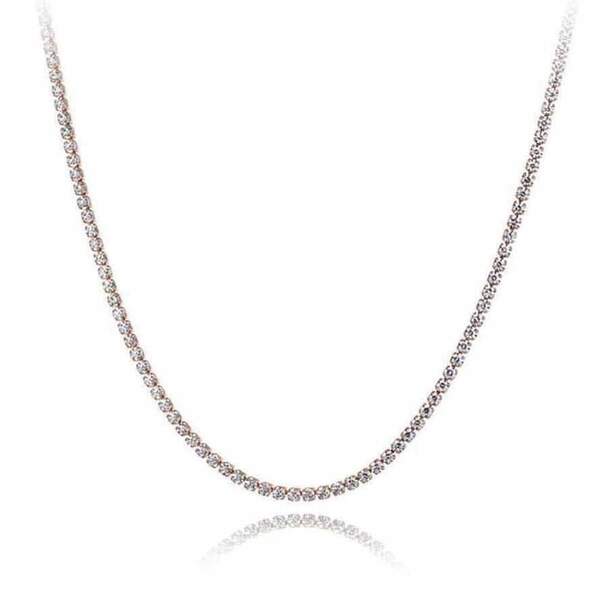 Locker Stainless steel necklace riviera rose gold - αλυσίδες, κοντά, ατσάλι