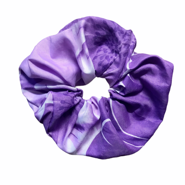 Handmade Scrunchie Purple Passion. - λαστιχάκια μαλλιών