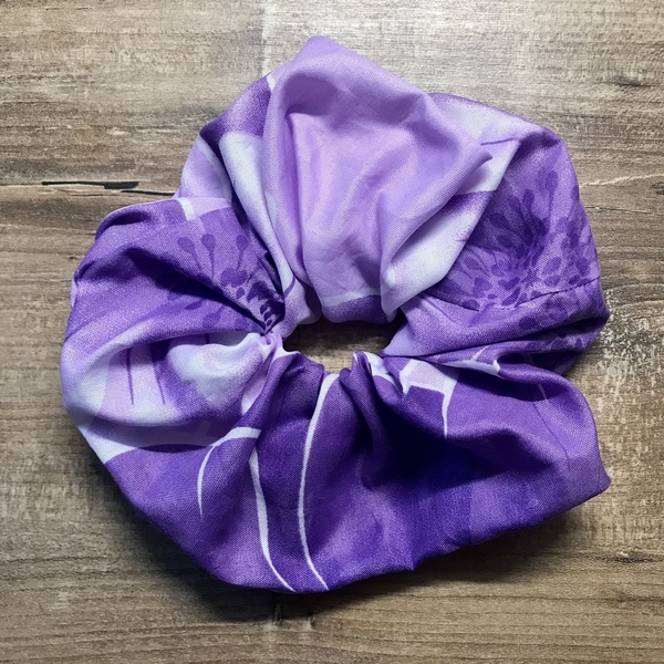 Handmade Scrunchie Purple Passion. - λαστιχάκια μαλλιών - 2