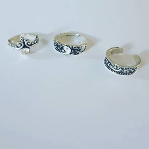 Ring set - ορείχαλκος, επάργυρα, boho, φθηνά